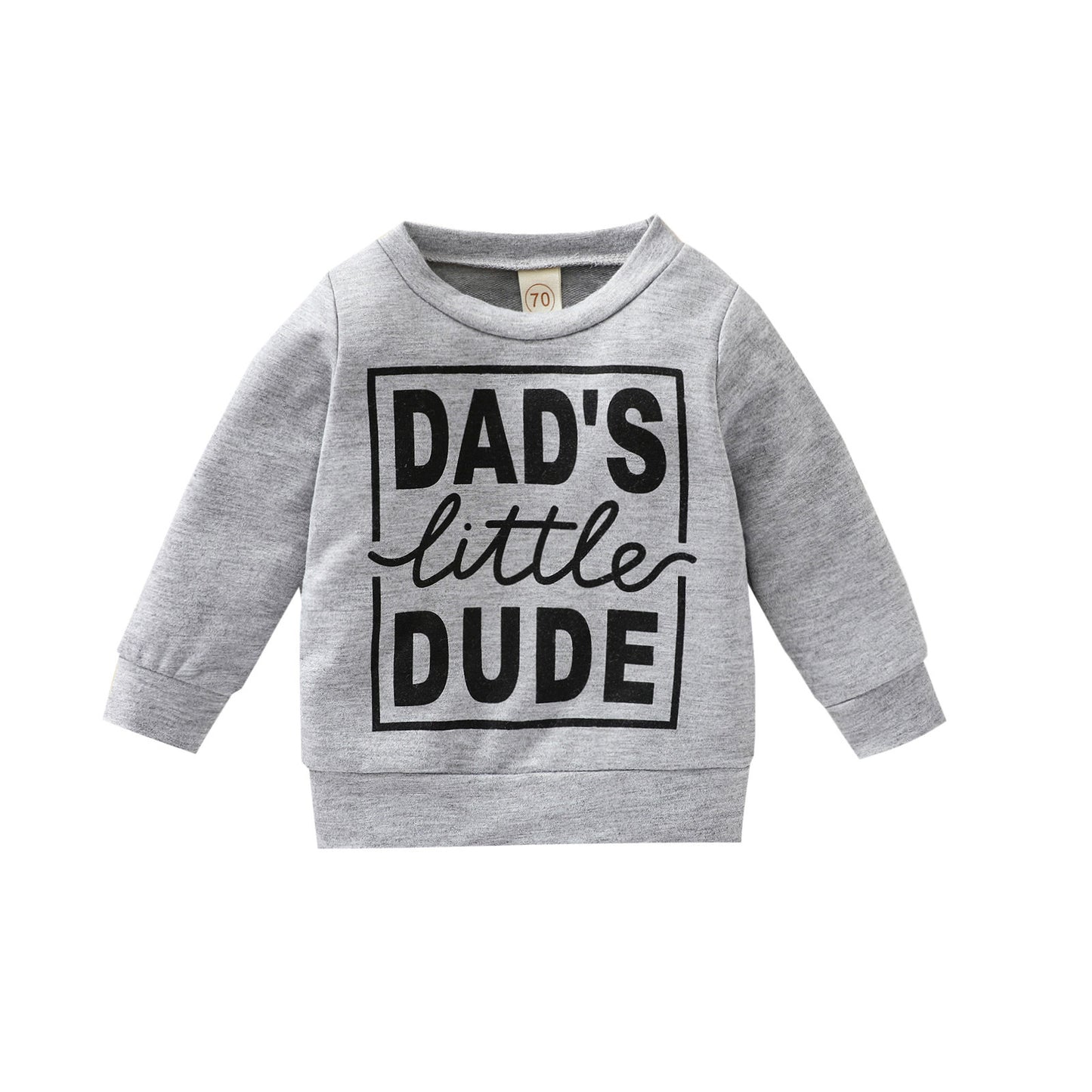 Buy Boys Grey Sweatshirt Top – Polyester Letter Casual Style