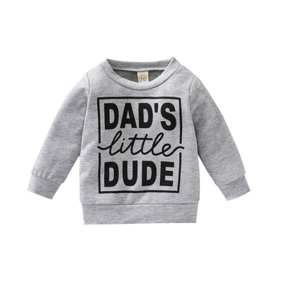 Buy Boys Grey Sweatshirt Top – Polyester Letter Casual Style