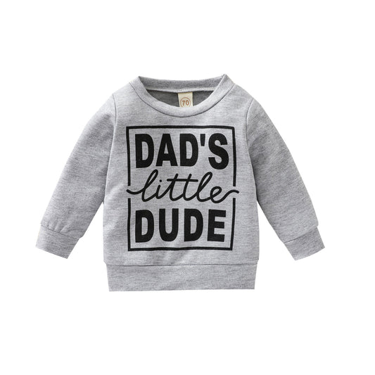Buy Boys Grey Sweatshirt Top – Polyester Letter Casual Style