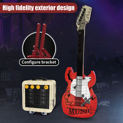 Bluetooth Guitar Building Blocks with Audio for Creative Play