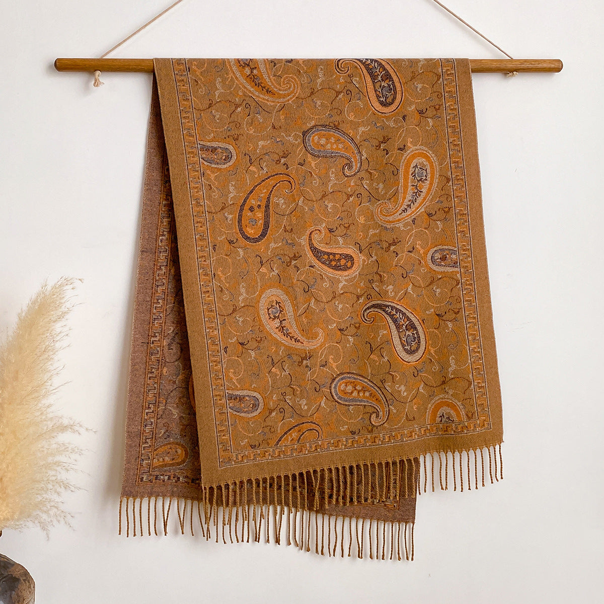 New Cashmere-look Scarf With Cashew Pattern for Women