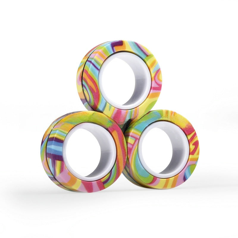 Magnetic Rotating Fidget Bracelet Toy for Kids Stress Relief