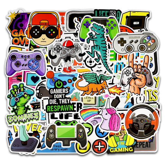 PlayStation Sticker – Fun Doodle Design for Laptop & Suitcase