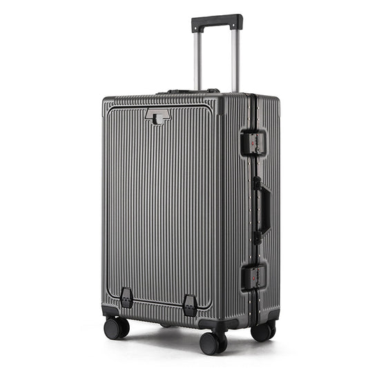 Travel Suitcase with Front-Opening Design for Convenience