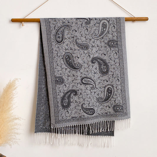 New Cashmere-look Scarf With Cashew Pattern for Women
