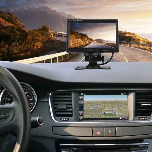 7In Car Backup Camera Monitor Kit Waterproof and IP67 Rated