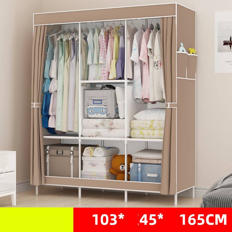 Single Dormitory Dust Closed Wardrobe – Compact Storage