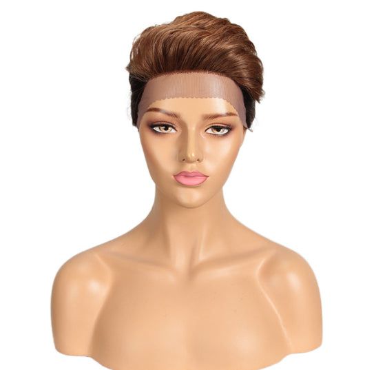 Front Lace Wig Real Hair – Natural Look with Soft Headgear Cap