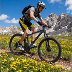 All-Terrain Mountain Bicycles – 21 Speed, Disc Brakes & Durable Steel Frame for Trail Riding