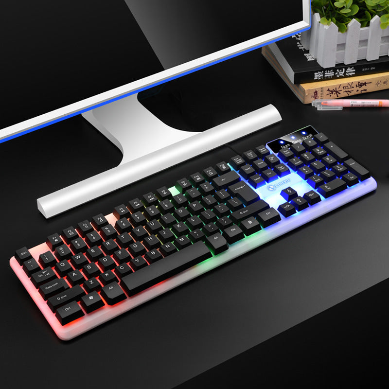 USB Wired Gaming Keyboard and Mouse Set for Comfort & Control