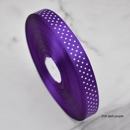 Buy Handmade Bow Polka Dot Ribbon for Stylish Gift Packaging