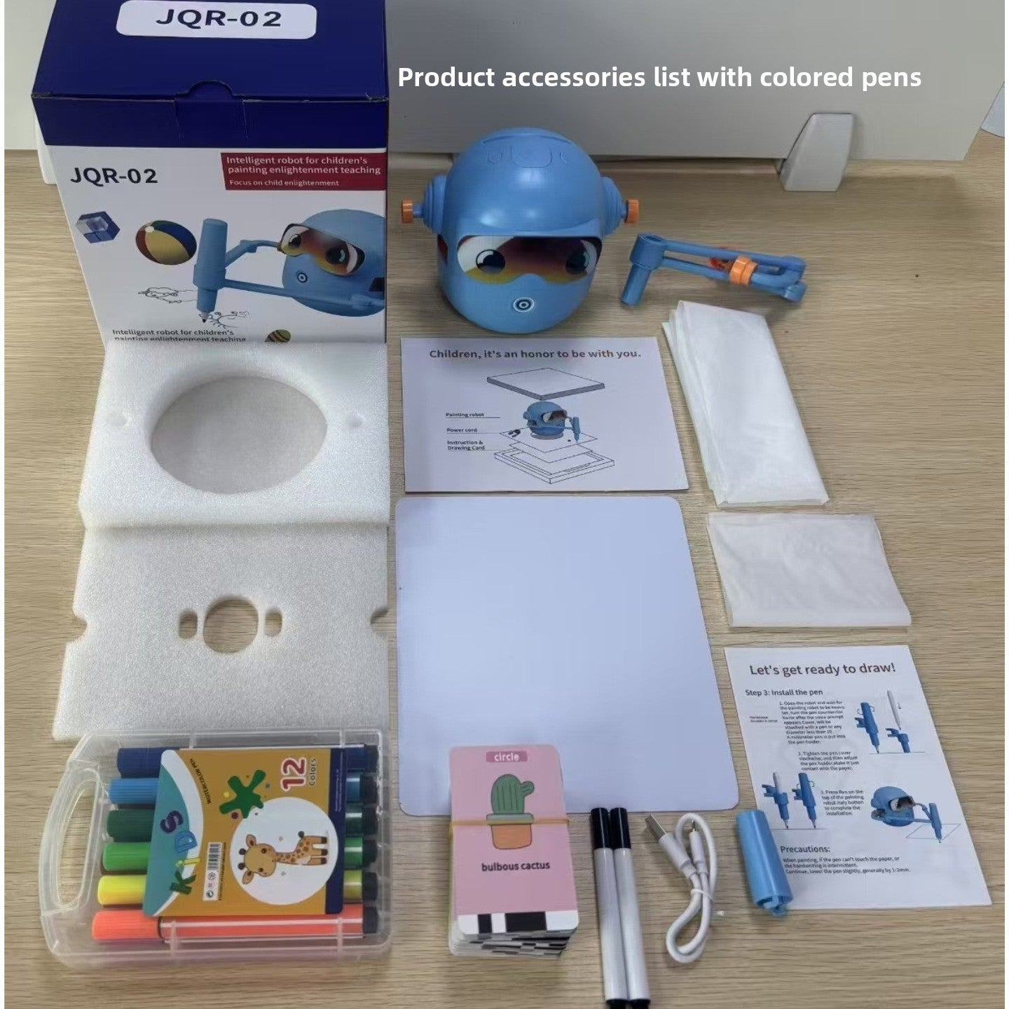Children Automatic Drawing Robot Educational Toy for Learning