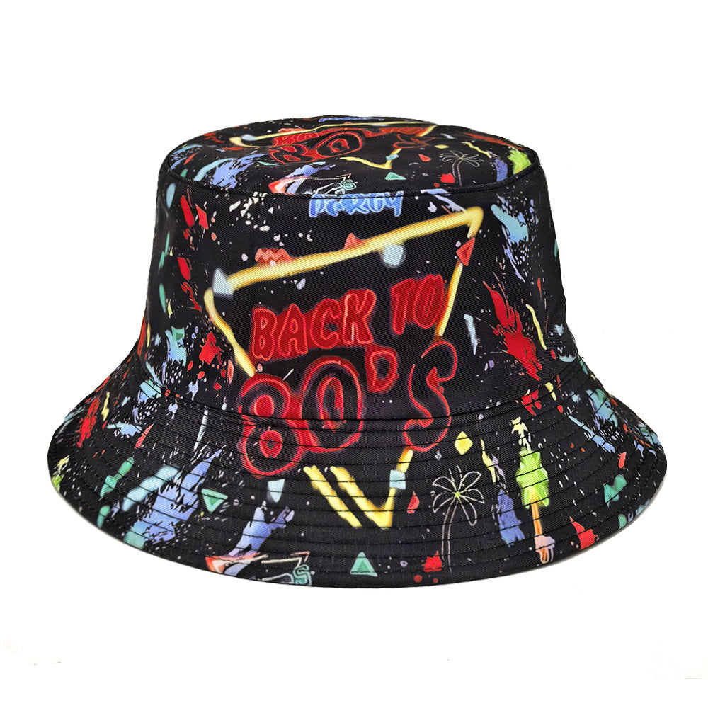 Buy Spring Printed Fisherman Hat Reversible Bucket Hat Online
