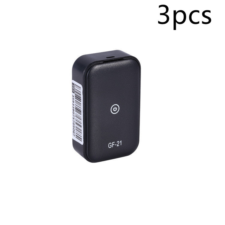 GF-07 Mini GPS Tracker, Magnetic Mini GPS Real Time Long Standby Tracking Device for Vehicle Car Person Dog Pet(Size:About 42 * 25 * 20mm)(Black)