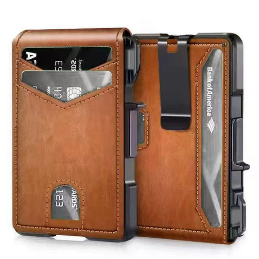 Carbon Fiber Folding Wallet Lightweight Cardholder for Men