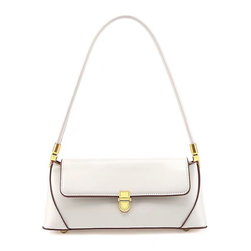 Vintage PU Baguette Shoulder Bag for Chic Underarm Style US