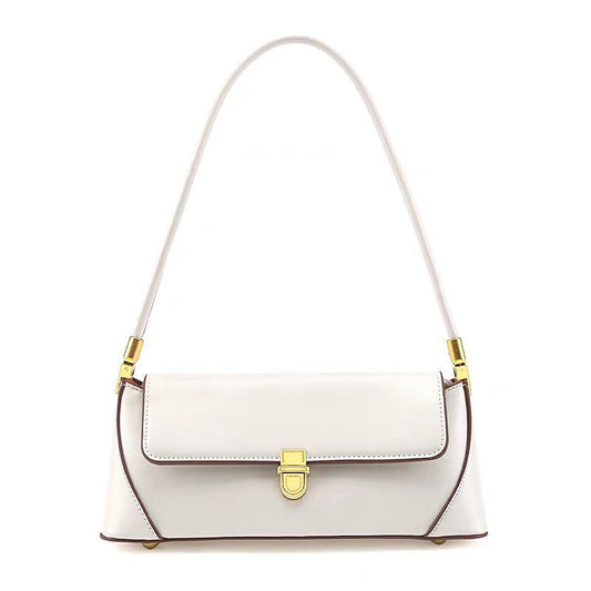 Vintage PU Baguette Shoulder Bag for Chic Underarm Style US