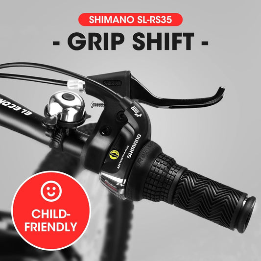 Kids Mountain Bicycles – 7 Speed, Suspension & Safe Brakes