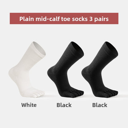 Women's Merino Wool Five-Toe Sports Socks Warm Daily Wear