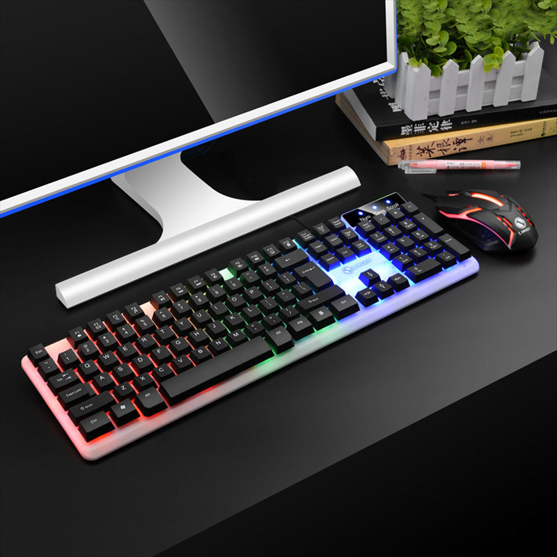 USB Wired Gaming Keyboard and Mouse Set for Comfort & Control