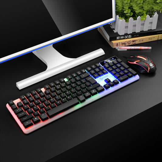 USB Wired Gaming Keyboard and Mouse Set for Comfort & Control