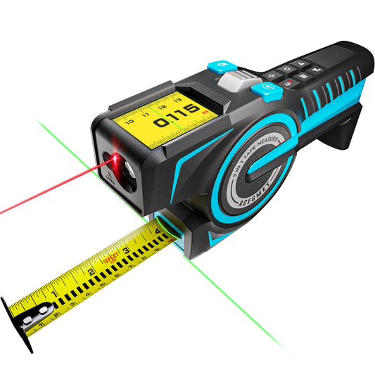 2 In 1 Electronic Laser Tape Measure for Accurate Distance