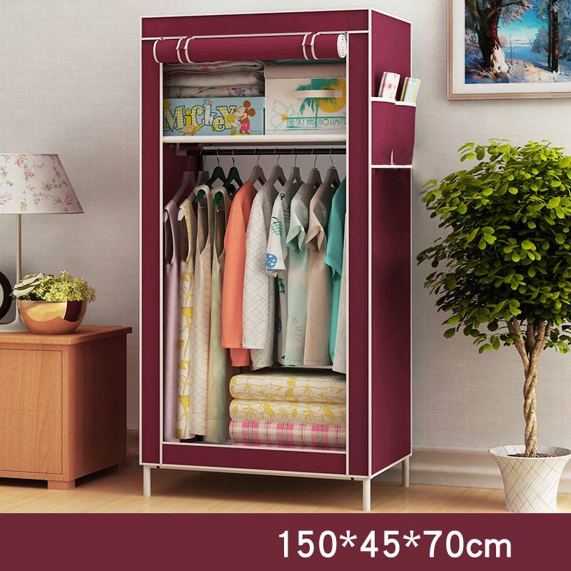 Single Dormitory Dust Closed Wardrobe – Compact Storage