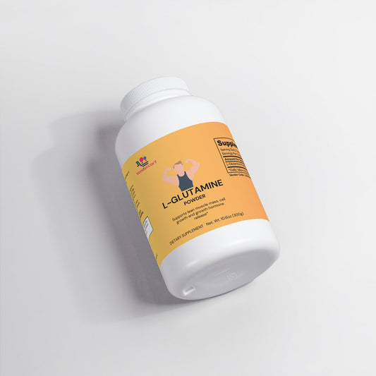 Pure L-Glutamine Powder for Muscle Repair & Gut Wellness