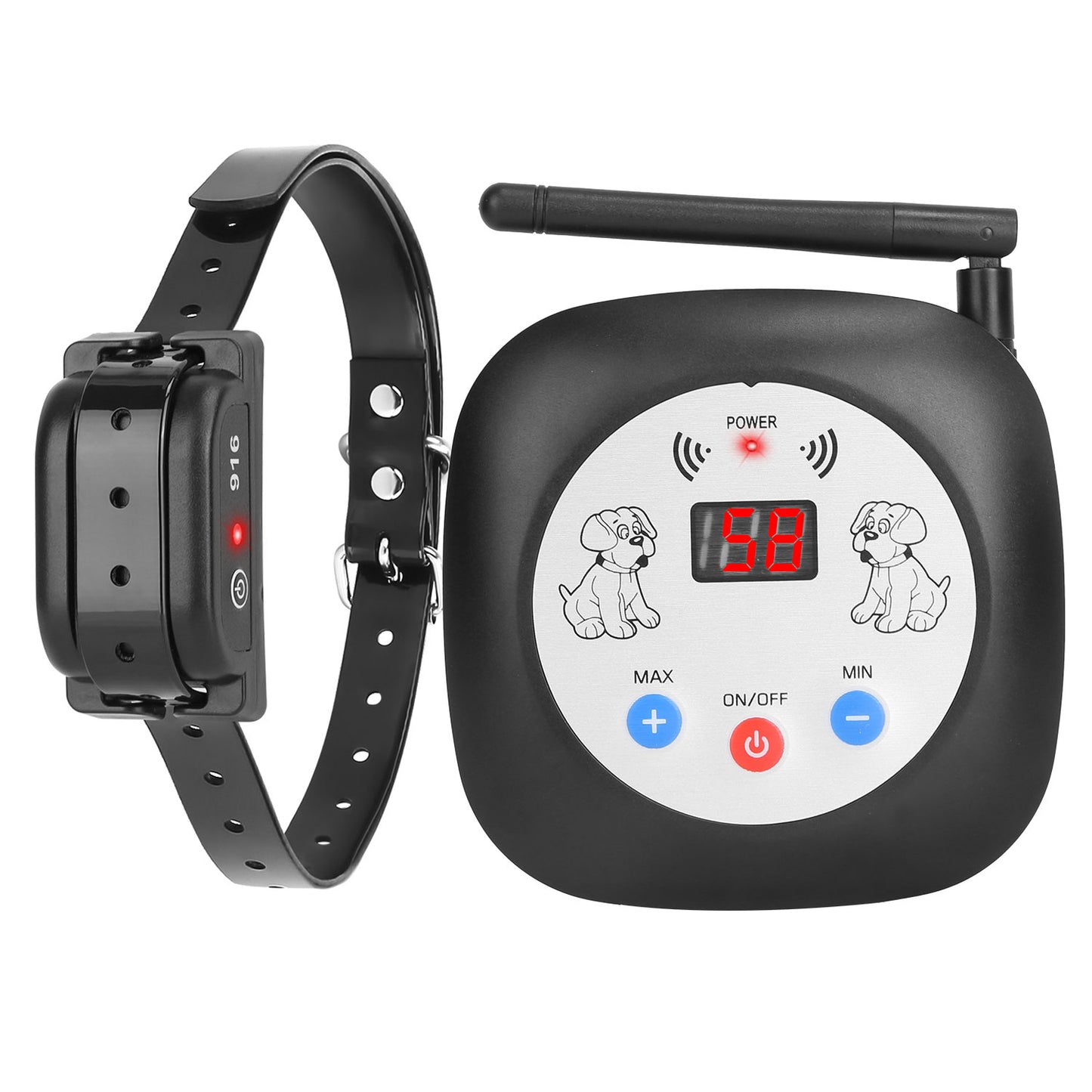 1-Set 328FT Electric Wireless Dog Fence System GPS Collar 
global-swanky 1