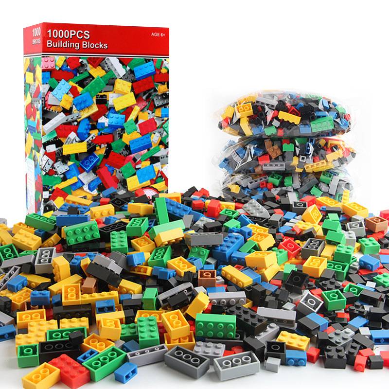 1000 PCS Bulk Building Blocks – Colorful Granular Mini Bricks for Kids Creative Construction & Fun Global swanky 1