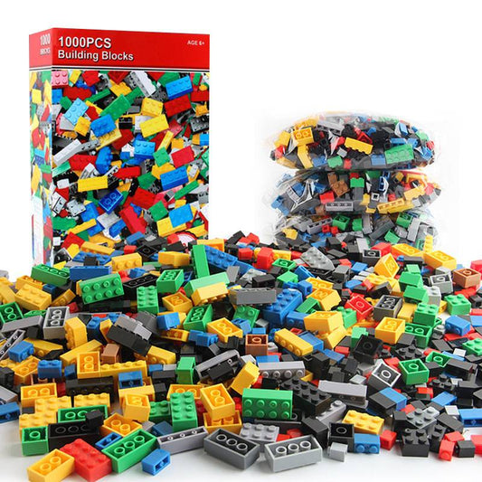 1000 PCS Bulk Building Blocks – Colorful Granular Mini Bricks for Kids Creative Construction & Fun Global swanky 1