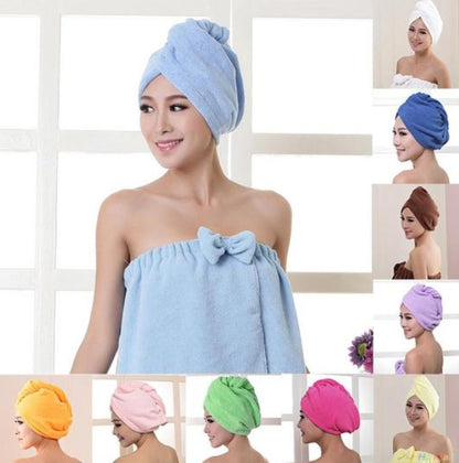 Buy Women's Hair Dryer Cap – Absorbent Quick-Dry Hair Towel