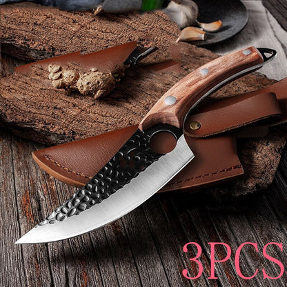 Boning Butcher Knife for Slaughter Meat Cutting Skinning Tool