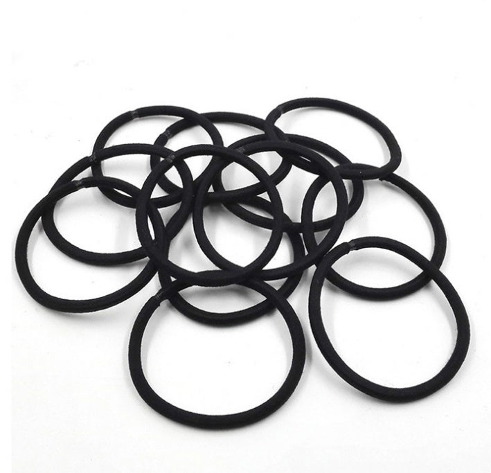 100Pcs Black Elastic Hair Bands Ponytail Holders for Kids Girls
Global swanky 2