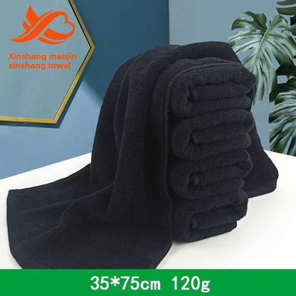 100% cotton black towel