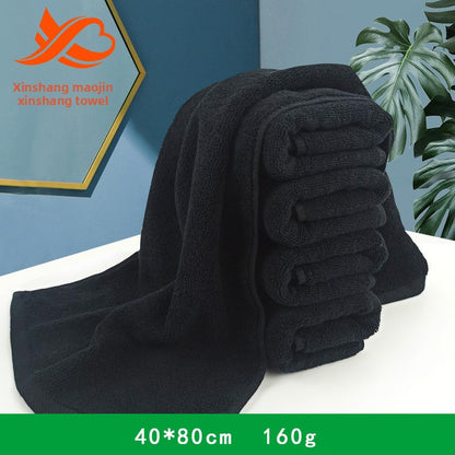 100% cotton black towel
