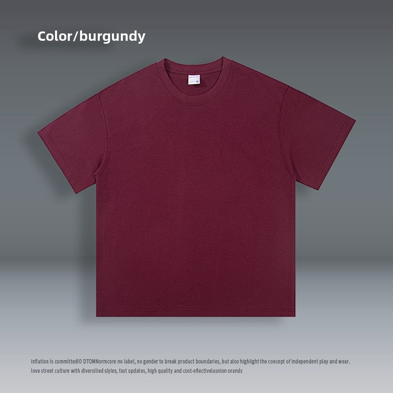 100% Cotton Crew Neck Short-Sleeve T-Shirt
