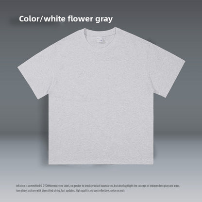 100% Cotton Crew Neck Short-Sleeve T-Shirt