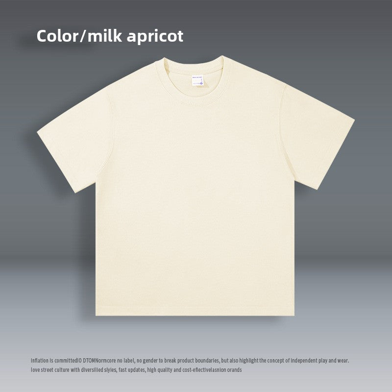 100% Cotton Crew Neck Short-Sleeve T-Shirt