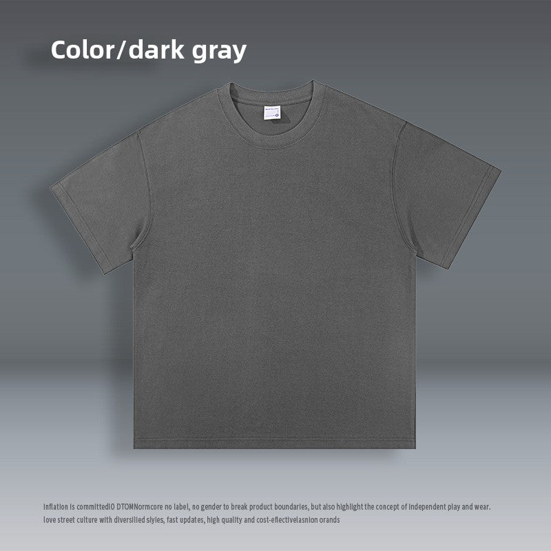 100% Cotton Crew Neck Short-Sleeve T-Shirt