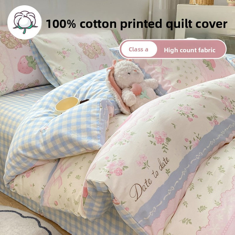 100% cotton four-piece set