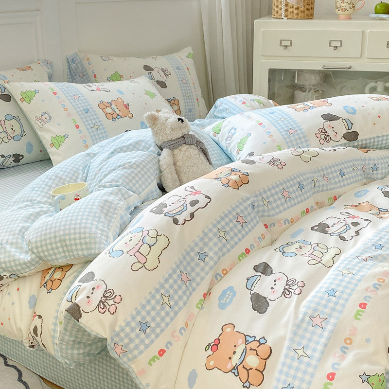 100% cotton four-piece set