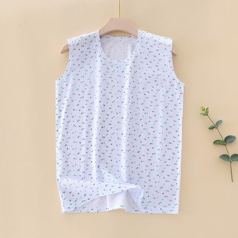 100% Cotton Loose Sleeveless Vest