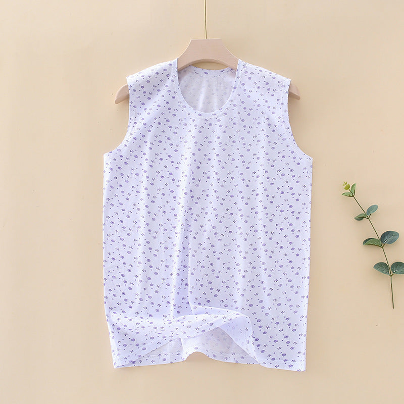 100% Cotton Loose Sleeveless Vest