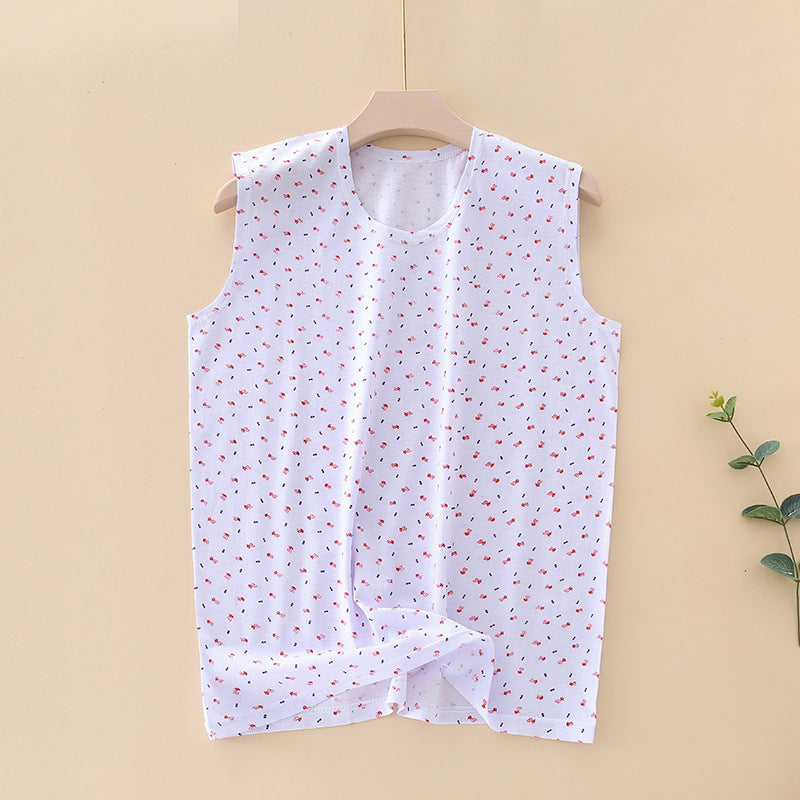 100% Cotton Loose Sleeveless Vest