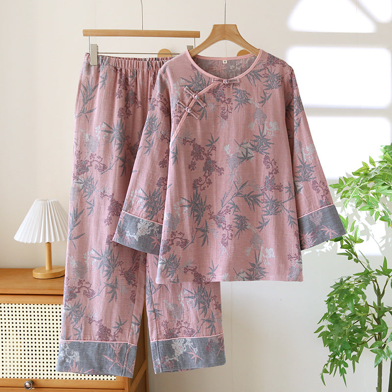100% Cotton Woven Jacquard Pajamas