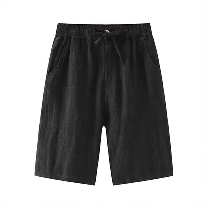 100% Linen Casual Men Shorts