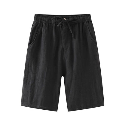100% Linen Casual Men Shorts