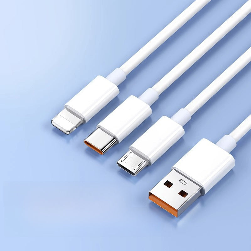 100W Fast Charger with 3-in-1 Data Cable