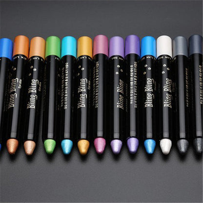 Pearlescent Silkworm Eyeshadow Pen Long-Lasting Shiny Gel